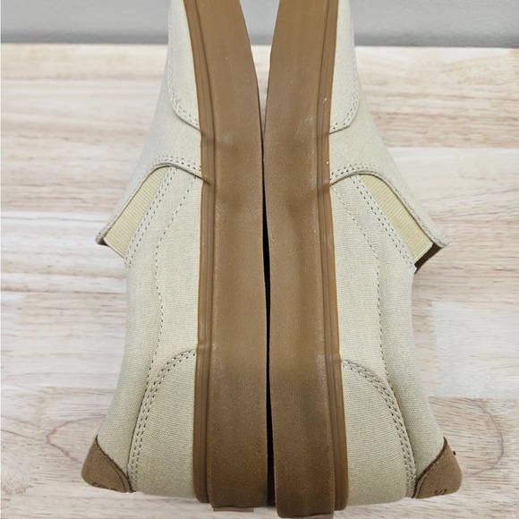 Splay Slip-On Canvas Shoes in Sand with Gum Sole - Picture 2 of 6